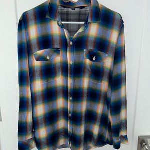 GAP Pendleton plaid flannel shirt sz L NWOT